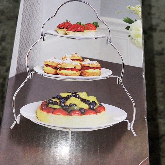 SIMPLE DINING 3 tier server with metal rack - Picture 5 of 6